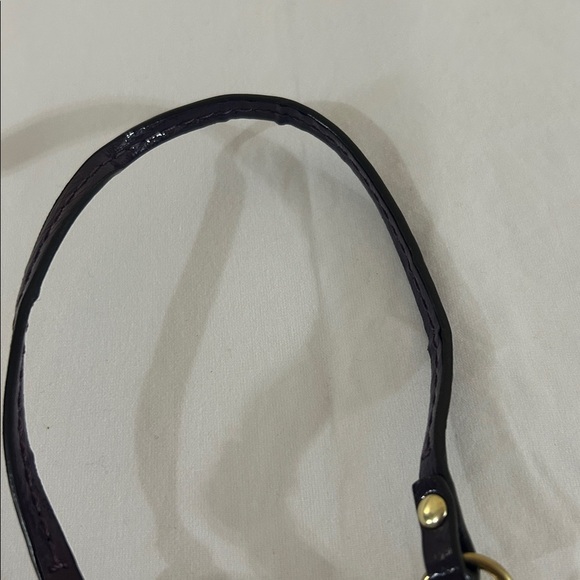 Coach Signature Small Wristlet Khaki/Purple F49174 - Picture 7 of 7